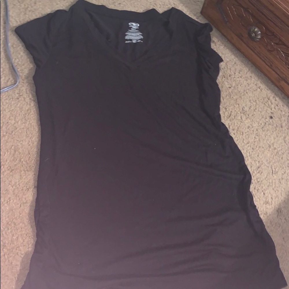 Athletic shirt and short set.